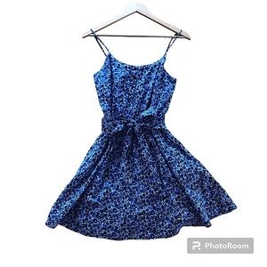 JACK WILLS Navy Blue Floral Sundress